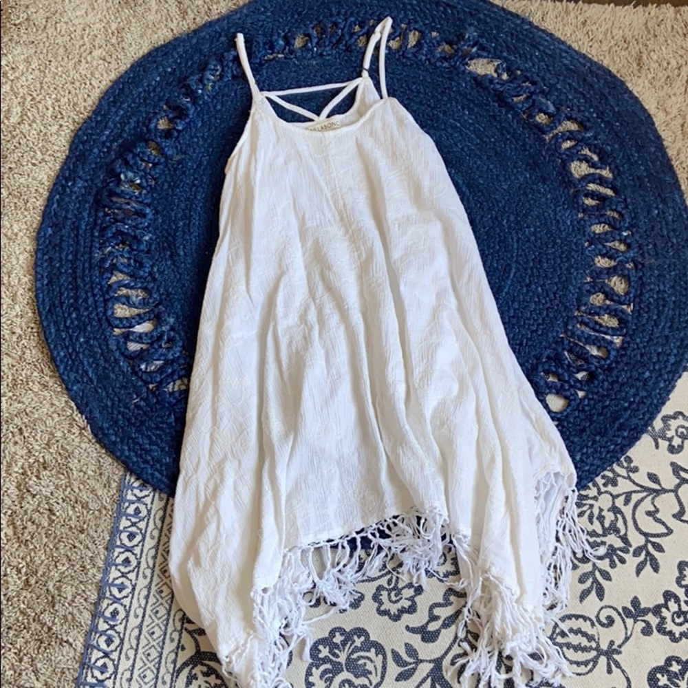 Handkerchief embroidery dress